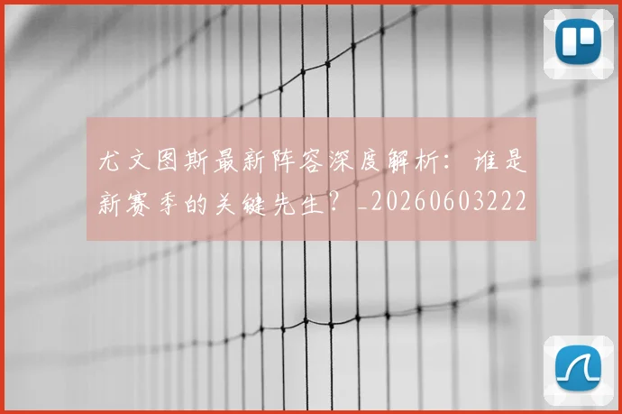 尤文图斯最新阵容深度解析:谁是新赛季的关键先生?_20260603222037